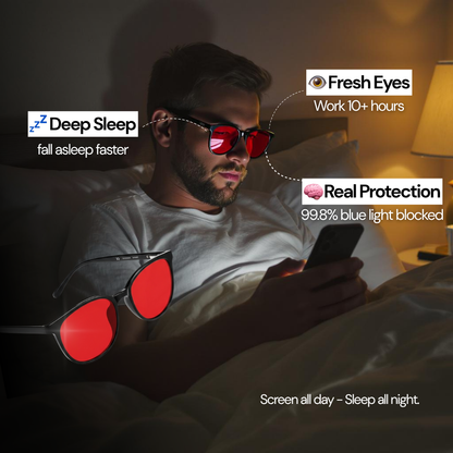 Zenith™ | Unisex Red Lens Blue Light Glasses