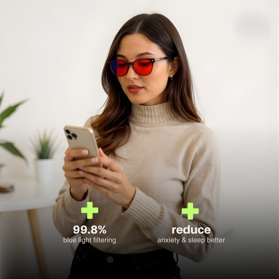 Zenith™ | Unisex Red Lens Blue Light Glasses
